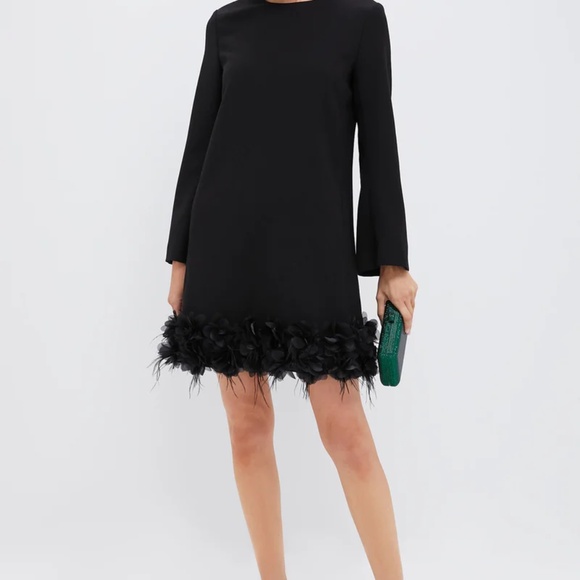 Tuckernuck Black Sheath Mini Dress with Long Sleeves - Picture 9 of 11